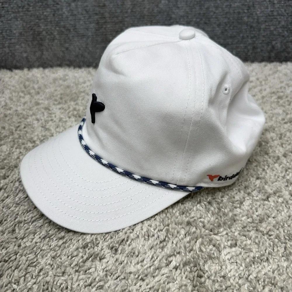 Bird dogs hat cap snapback adjustable mens white rope front